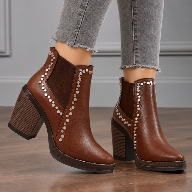 Botines Mujer Rivali - Marron