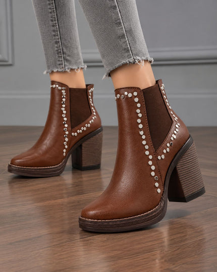 Botines Mujer Rivali - Marron
