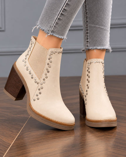 Botines Mujer Rivali - Nude