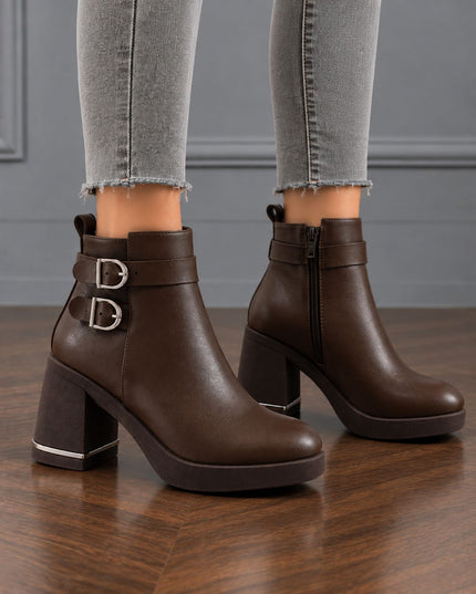 Botines Mujer Yamy - Marron