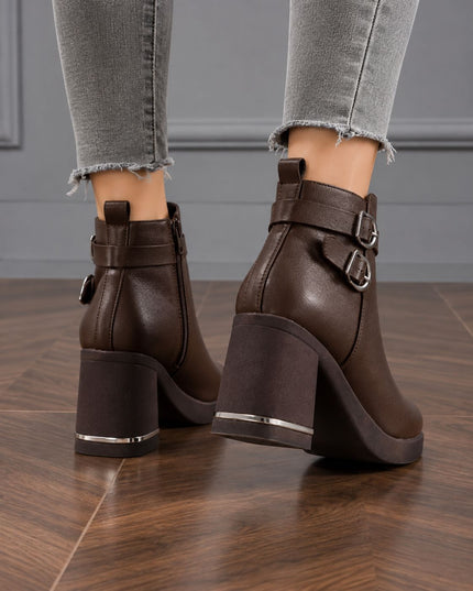 Botines Mujer Yamy - Marron