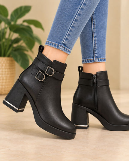 Botines Mujer Yamy - Negro