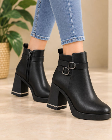 Botines Mujer Yamy - Negro