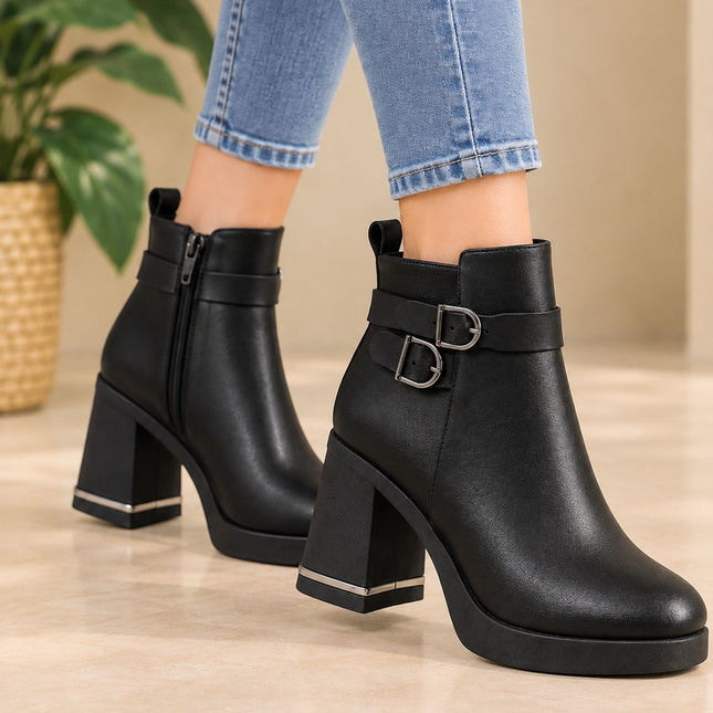 Botines Mujer Yamy - Negro