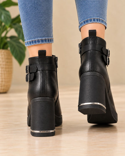 Botines Mujer Yamy - Negro