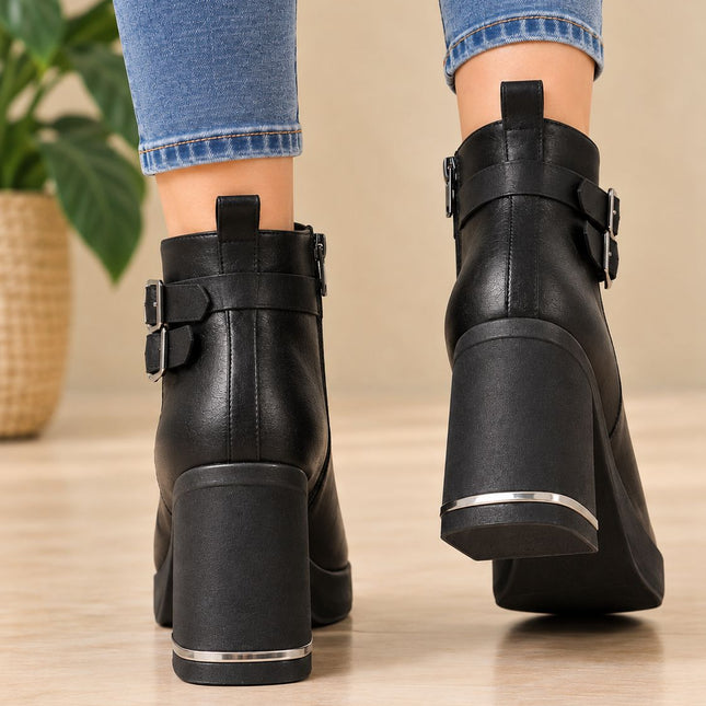 Botines Mujer Yamy - Negro