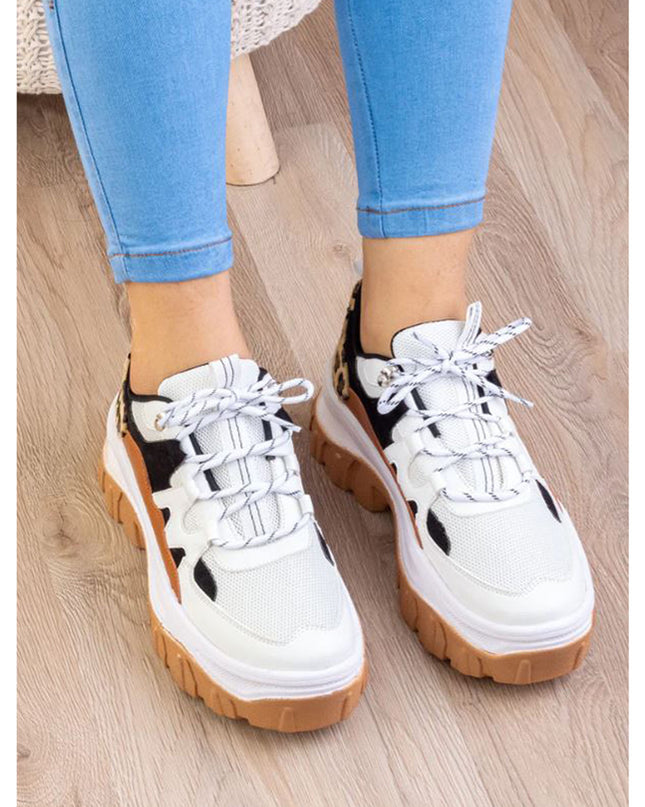 Zapatilla breslavia - Negro y Blanco