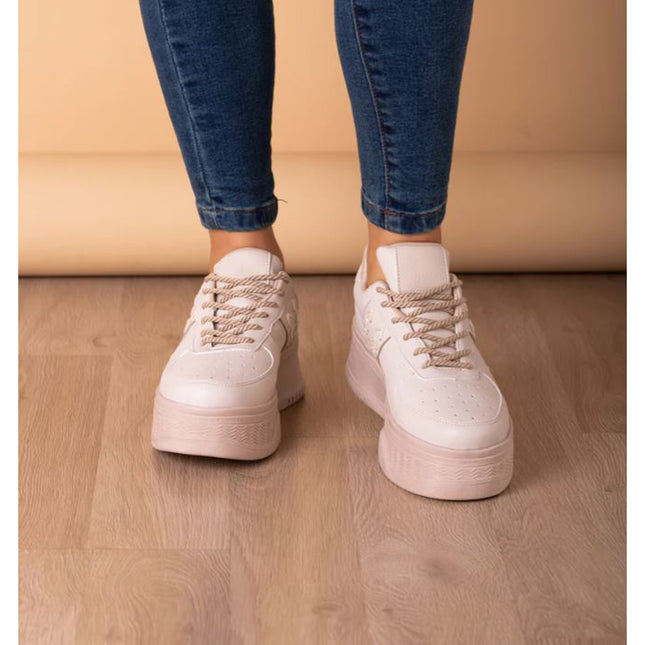 Zapatillas Urbanas Mujer Brest - Beige