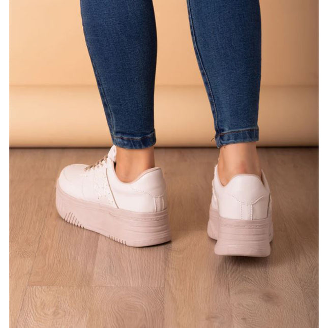 Zapatillas Urbanas Mujer Brest - Beige