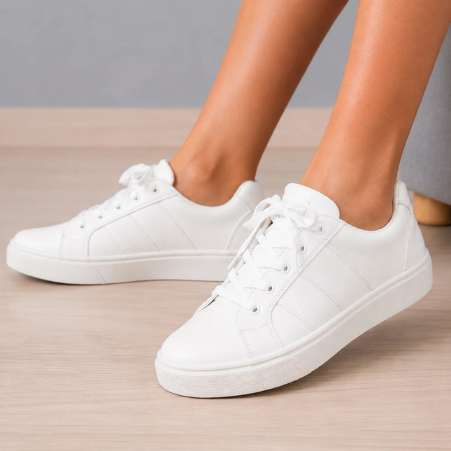 Zapatillas Urbanas Mujer Burno - Blanco