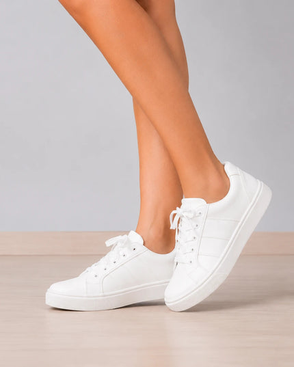 Zapatillas Urbanas Mujer Burno - Blanco