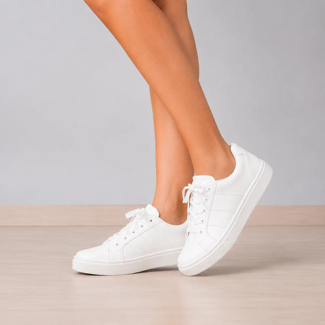 Zapatillas Urbanas Mujer Burno - Blanco