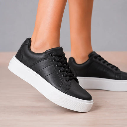 Zapatillas Urbanas Mujer Burno - Negro