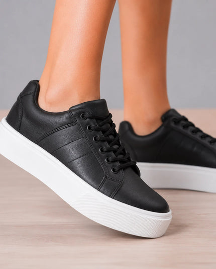 Zapatillas Urbanas Mujer Burno - Negro