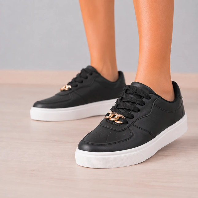 Zapatillas Urbanas Mujer Buenos Aires - Negro