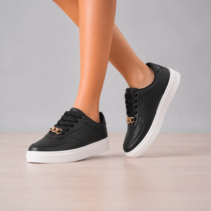 Zapatillas Urbanas Mujer Buenos Aires - Negro
