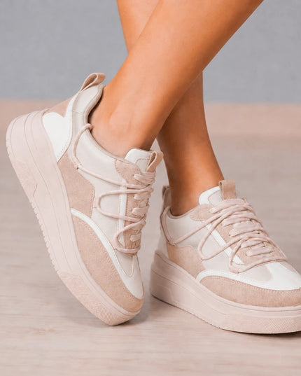 Zapatillas Urbanas Mujer Cameron - Beige