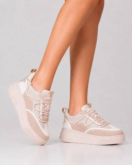 Zapatillas Urbanas Mujer Cameron - Beige