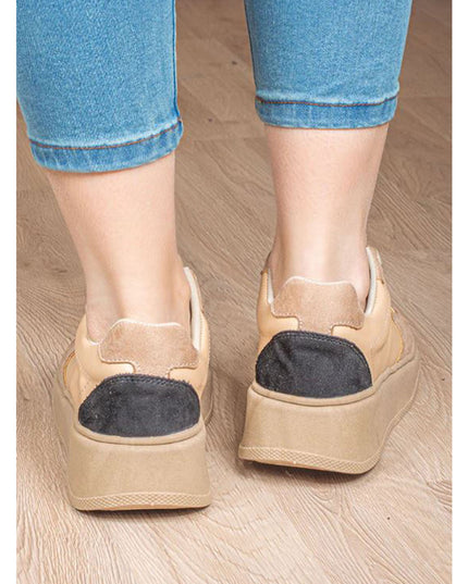 Zapatilla Cancun - Beige Blanco