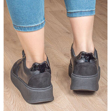 Zapatillas Urbanas Mujer Cancun - Negro