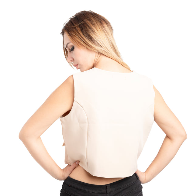 Chaleco Hilli - Beige