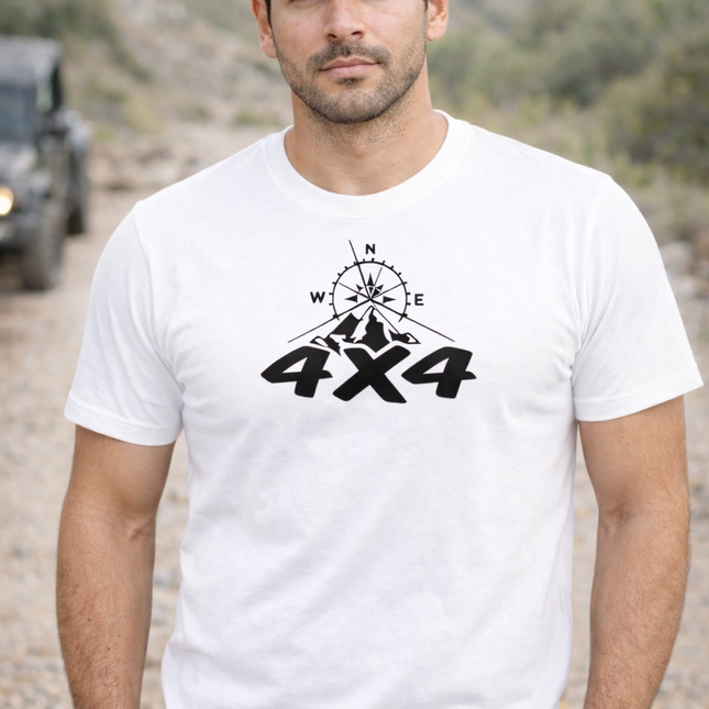 Polo Hombre - 4 x 4 con brujula