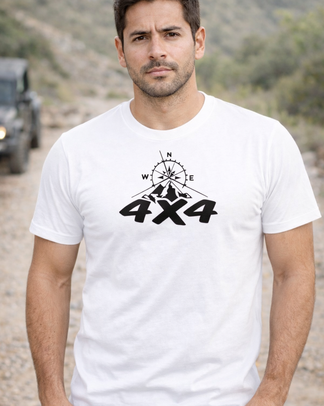 Polo Hombre - 4 x 4 con brujula