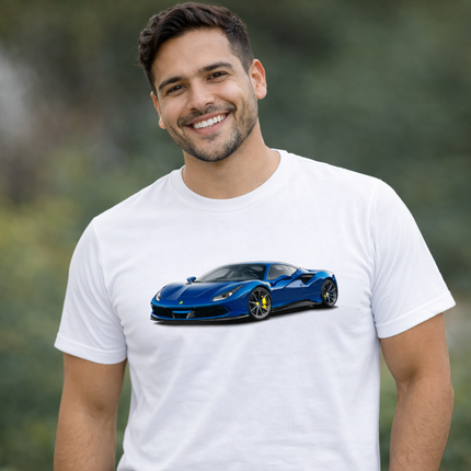 Polo Hombre - Ferrari azul