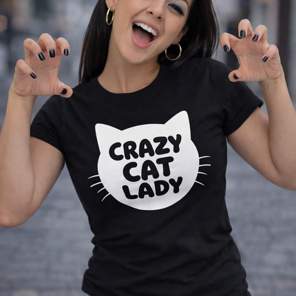 Polo Mujer - Crazy Cat Lady