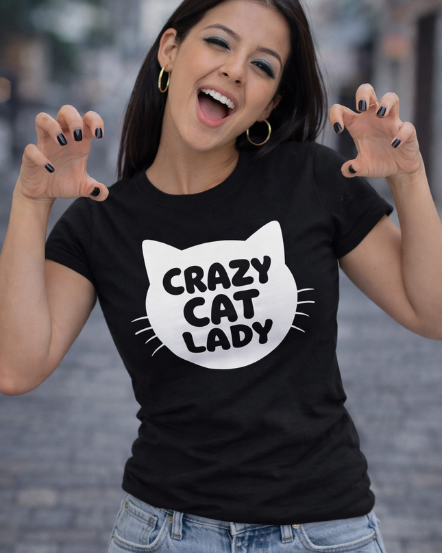 Polo Mujer - Crazy Cat Lady
