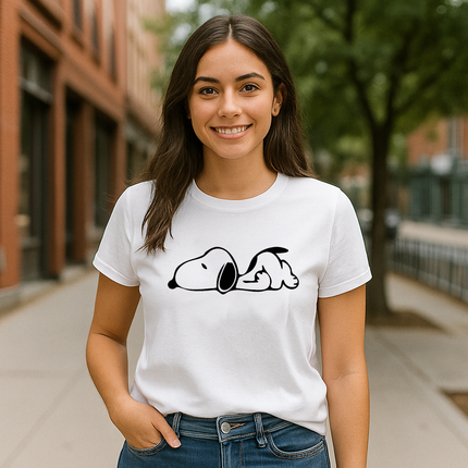 Polo Mujer - Snoopy durmiendo