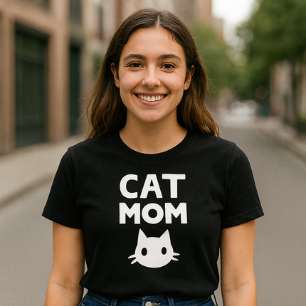 Polo Mujer - Cat Mom