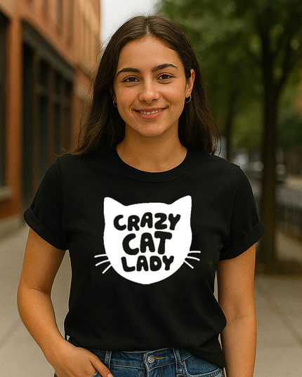 Polo Mujer - Crazy Cat Lady