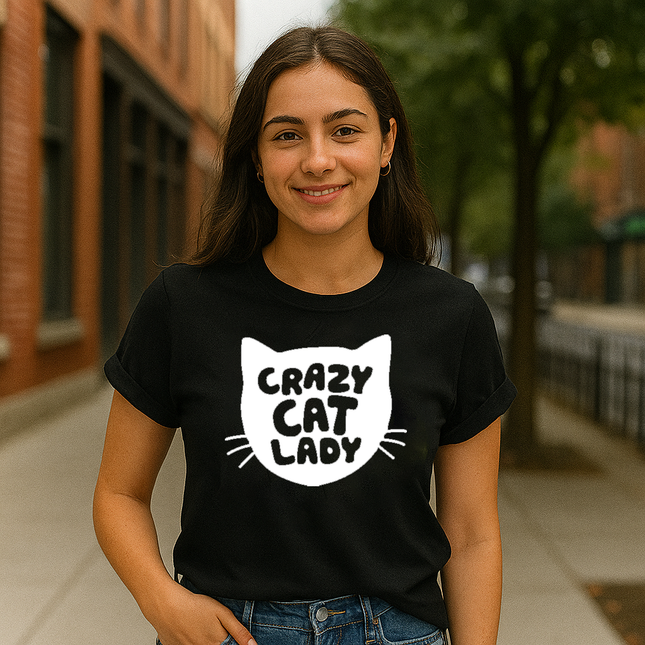 Polo Mujer - Crazy Cat Lady