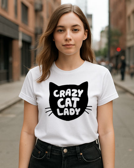 Polo Mujer - Crazy Cat Lady