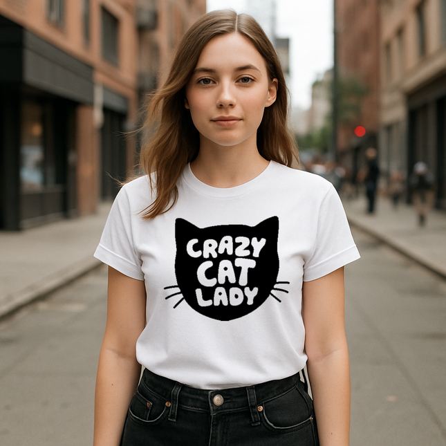 Polo Mujer - Crazy Cat Lady