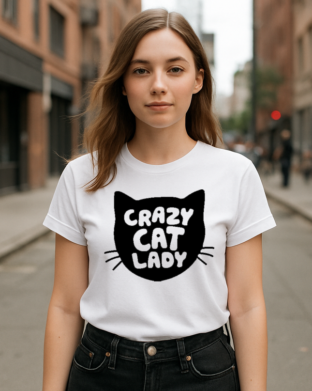 Polo Mujer - Crazy Cat Lady