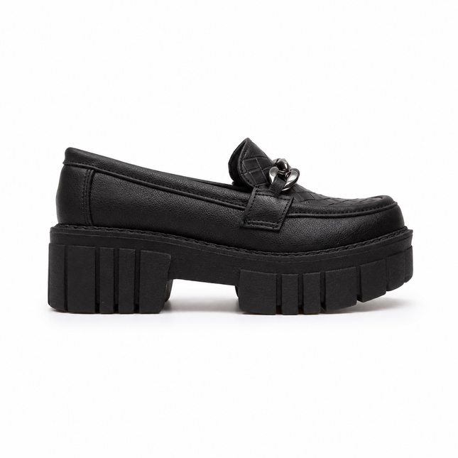 Mocasines Mujer Antalya - Negro Serpiente