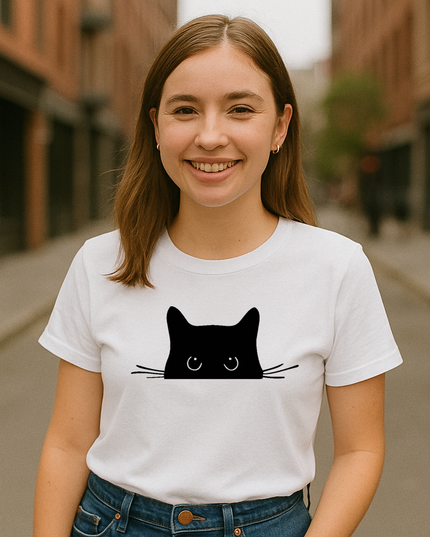 Polo Mujer - Gato Negro