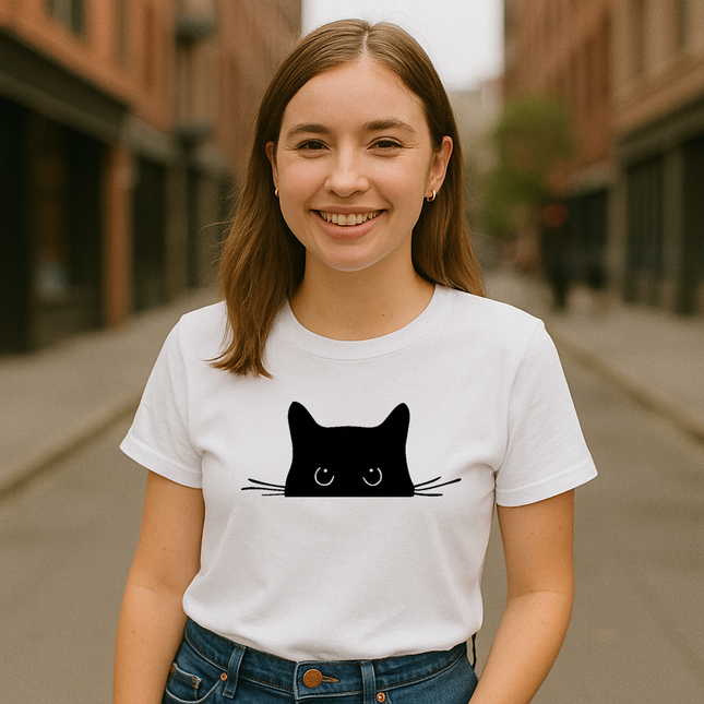 Polo Mujer - Gato Negro