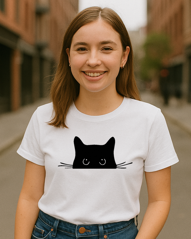 Polo Mujer - Gato Negro