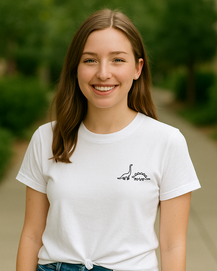 Polo Mujer - Dinosaurios pequeños