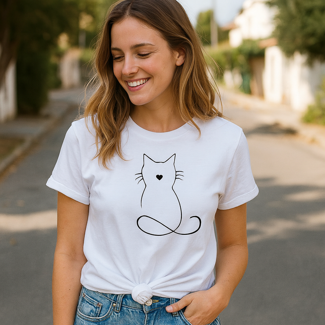 Polo Mujer - Gatito