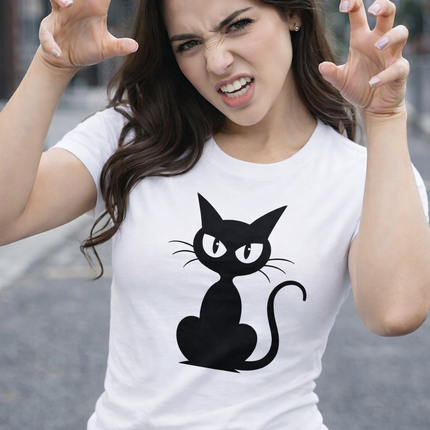 Polo Mujer - GATO NEGRO