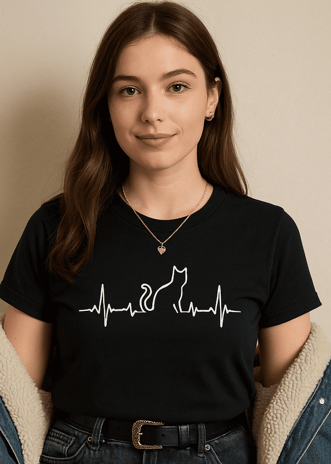 Polo Personalizado - Gato Latente