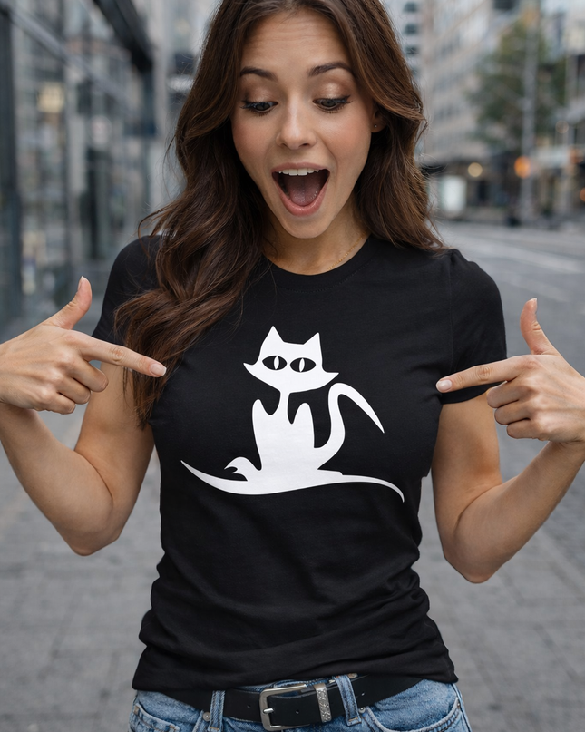 Polo Mujer - Gato Negro