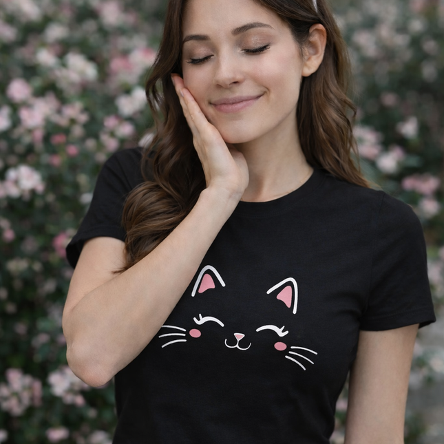 Polo Mujer - Cara gatito