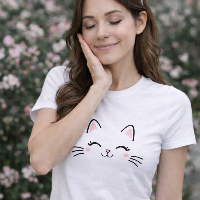 Polo Mujer - Cara gatito