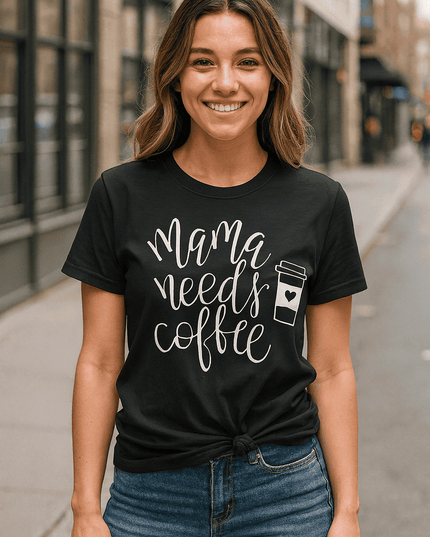 Polo Personalizado - Mama needs coffee