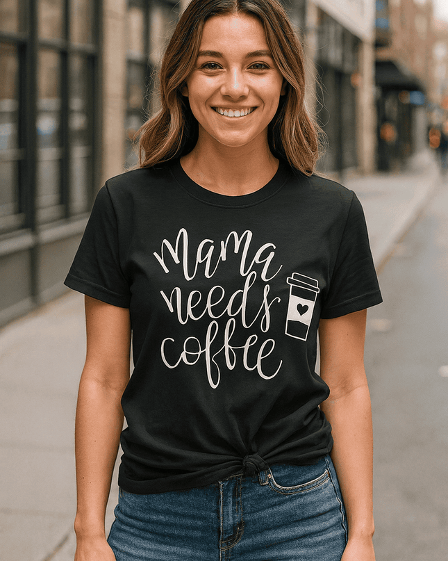 Polo Personalizado - Mama needs coffee